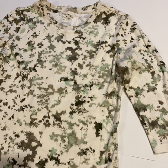 Studio Works Petite Small Crew Neck 3/4 Sleeve Tee Shirt D4 - Picture 3 of 13